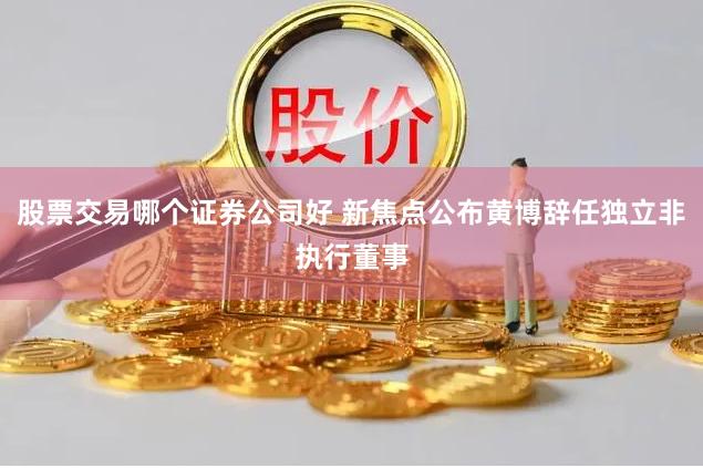 股票交易哪个证券公司好 新焦点公布黄博辞任独立非执行董事