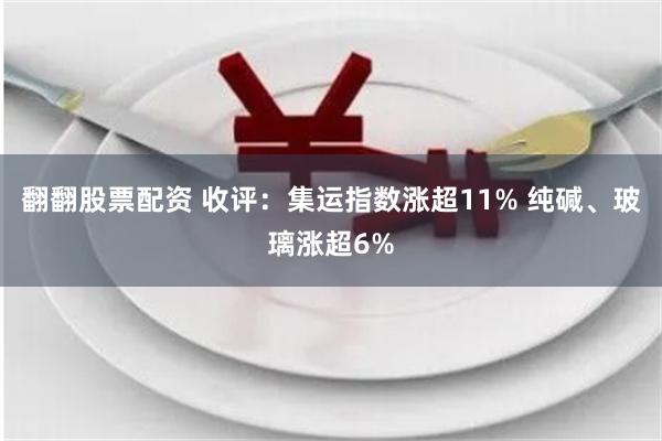 翻翻股票配资 收评：集运指数涨超11% 纯碱、玻璃涨超6%